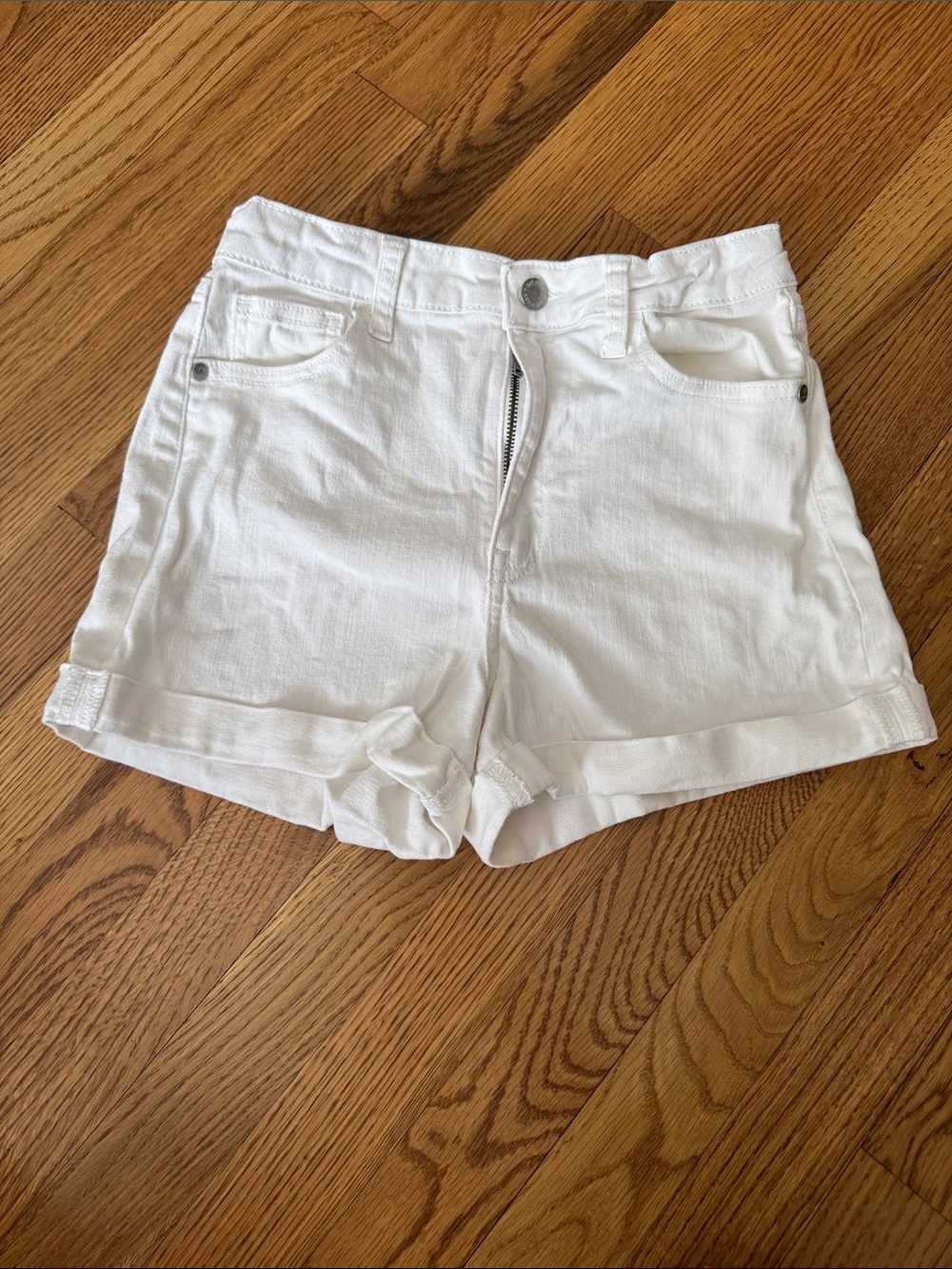 art class White Rolled-Hem Denim Shorts